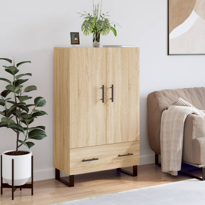 Skříň Highboard Betonově Šedá 69,5X31X115 Cm Kompozitní Dřevo