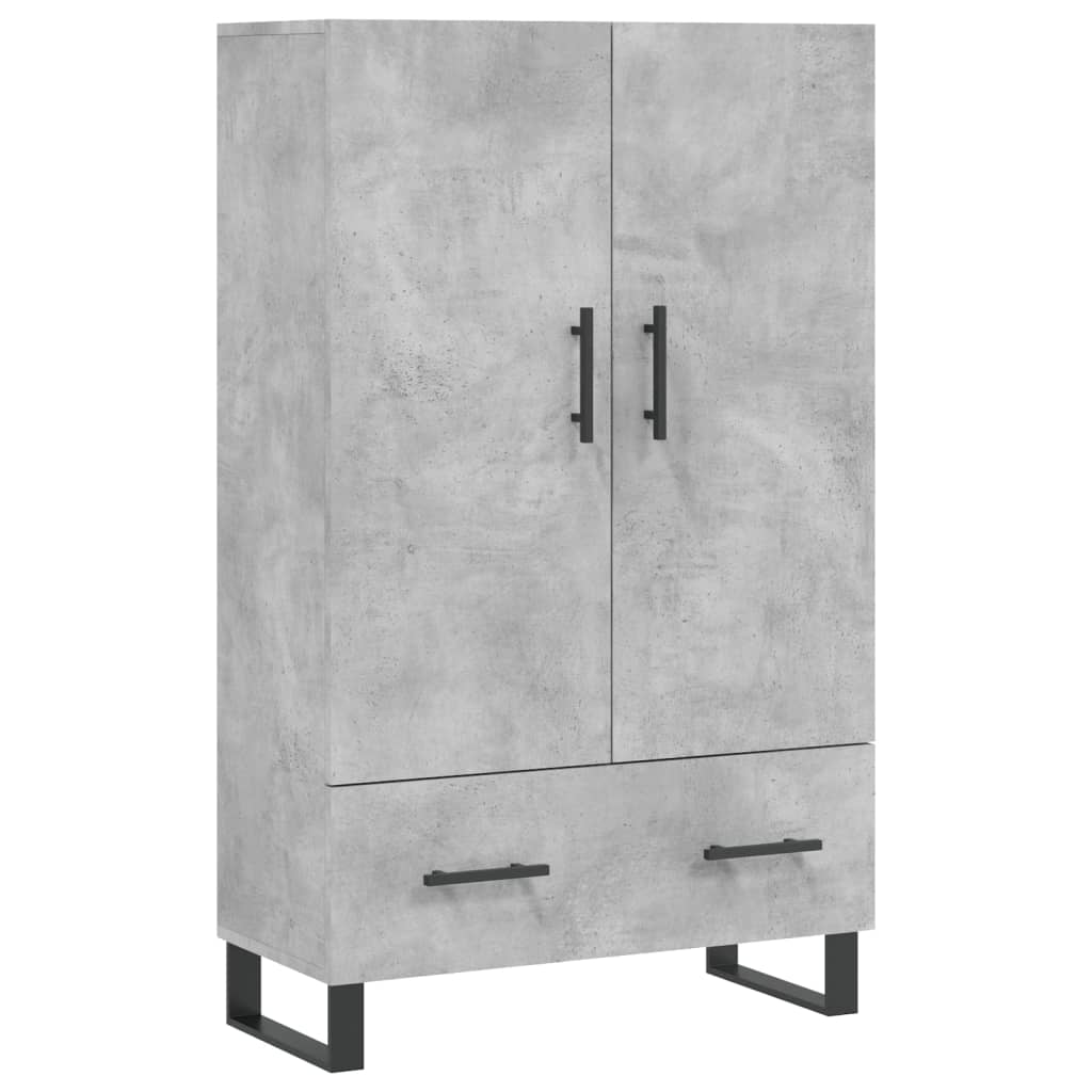 Skříň Highboard Betonově Šedá 69,5X31X115 Cm Kompozitní Dřevo