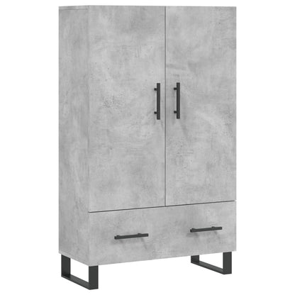 Skříň Highboard Betonově Šedá 69,5X31X115 Cm Kompozitní Dřevo