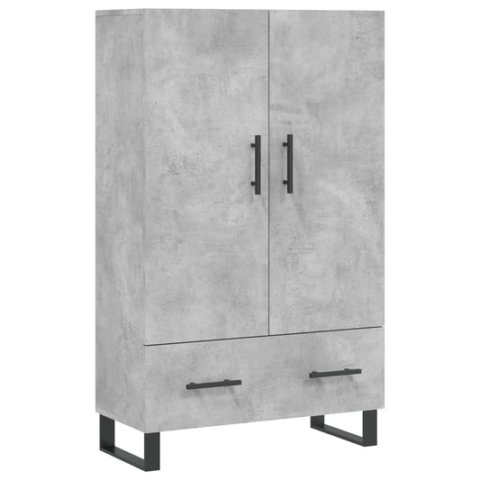 Skříň Highboard Betonově Šedá 69,5X31X115 Cm Kompozitní Dřevo
