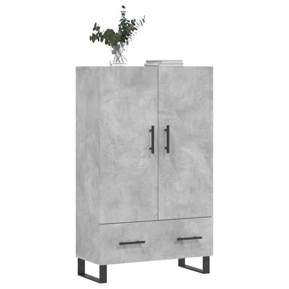 Skříň Highboard Betonově Šedá 69,5X31X115 Cm Kompozitní Dřevo