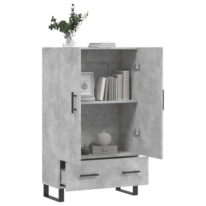 Skříň Highboard Betonově Šedá 69,5X31X115 Cm Kompozitní Dřevo