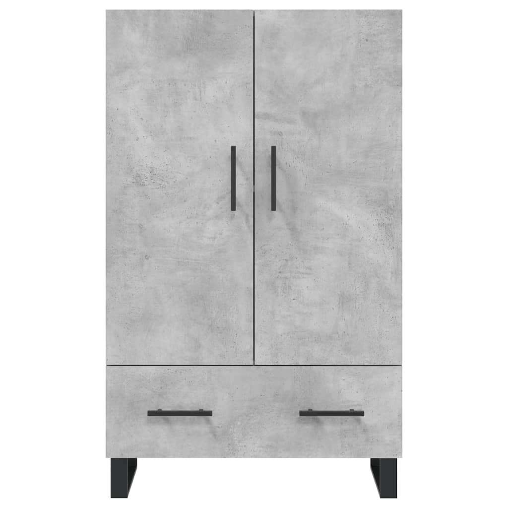 Skříň Highboard Betonově Šedá 69,5X31X115 Cm Kompozitní Dřevo