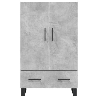 Skříň Highboard Betonově Šedá 69,5X31X115 Cm Kompozitní Dřevo