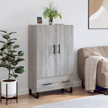 Skříň Highboard Betonově Šedá 69,5X31X115 Cm Kompozitní Dřevo