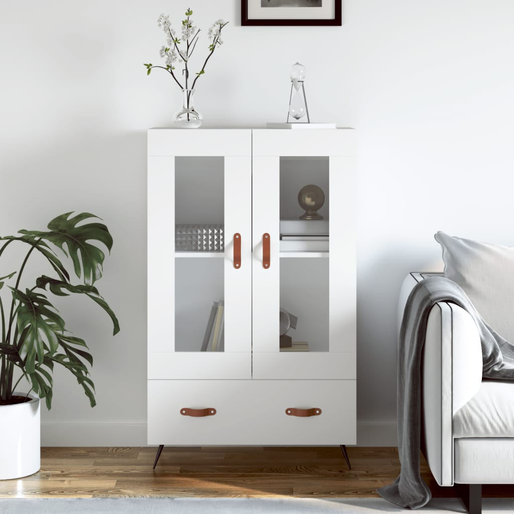 Skříň Highboard Betonově Šedá 69,5X31X115 Cm Kompozitní Dřevo