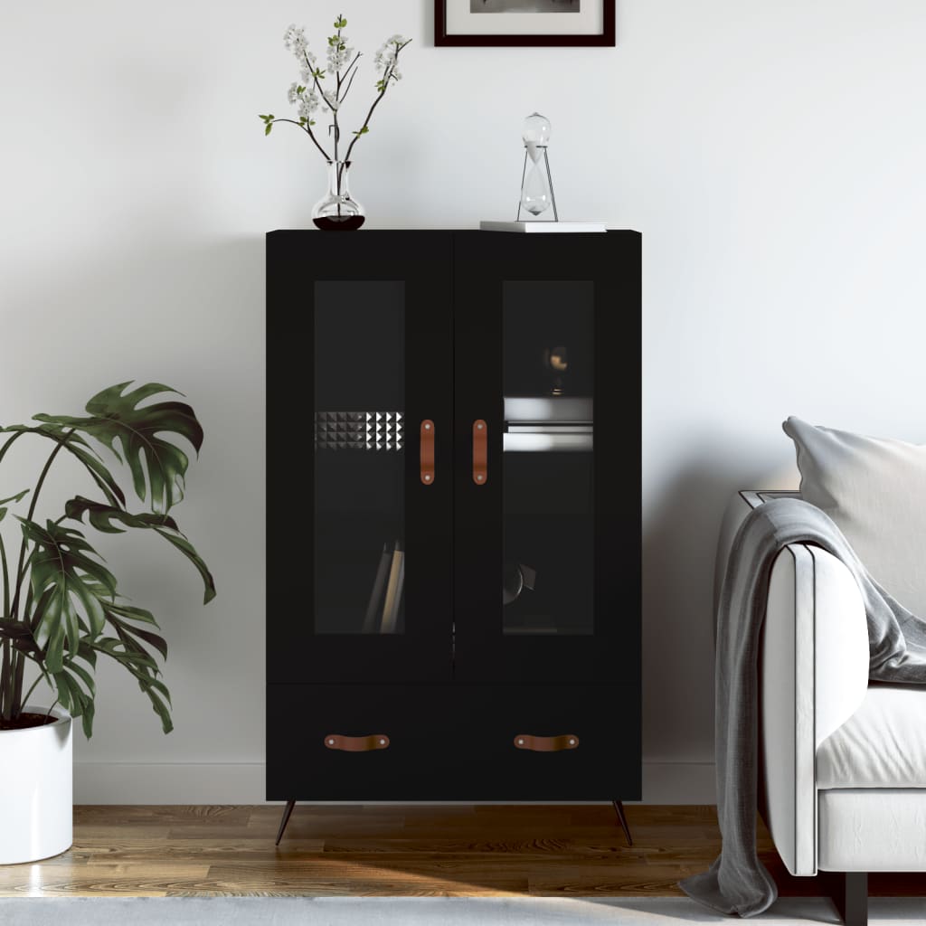 Skříň Highboard Betonově Šedá 69,5X31X115 Cm Kompozitní Dřevo
