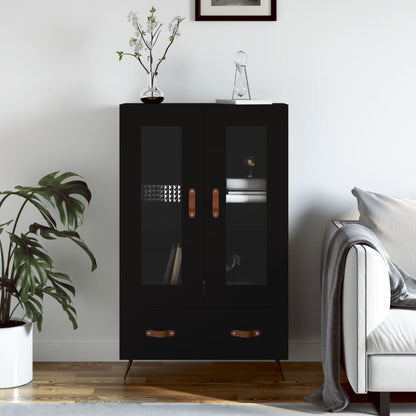 Skříň Highboard Betonově Šedá 69,5X31X115 Cm Kompozitní Dřevo
