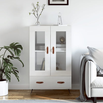 Skříň Highboard Betonově Šedá 69,5X31X115 Cm Kompozitní Dřevo