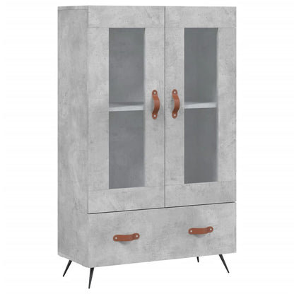 Skříň Highboard Betonově Šedá 69,5X31X115 Cm Kompozitní Dřevo