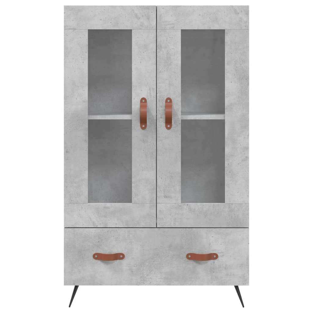 Skříň Highboard Betonově Šedá 69,5X31X115 Cm Kompozitní Dřevo