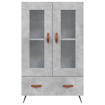Skříň Highboard Betonově Šedá 69,5X31X115 Cm Kompozitní Dřevo