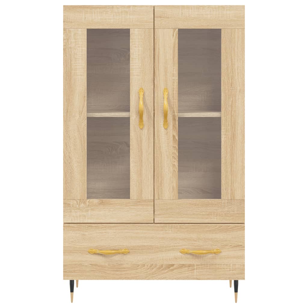 Skříň Highboard 69,5 X 31 X 115 Cm Kompozitní Dřevo
