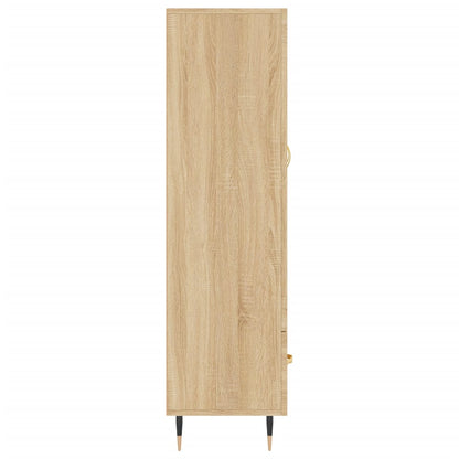 Skříň Highboard 69,5 X 31 X 115 Cm Kompozitní Dřevo