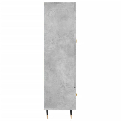 Skříň Highboard Betonově Šedá 69,5X31X115 Cm Kompozitní Dřevo