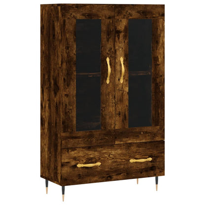 Skříň Highboard Kouřový Dub 69,5 X 31 X 115 Cm Kompozitní Dřevo