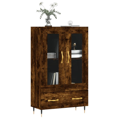Skříň Highboard Kouřový Dub 69,5 X 31 X 115 Cm Kompozitní Dřevo