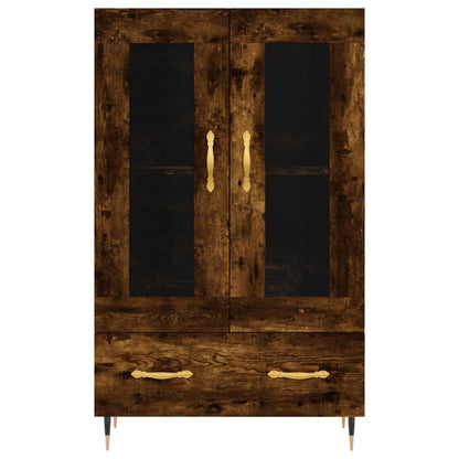 Skříň Highboard Kouřový Dub 69,5 X 31 X 115 Cm Kompozitní Dřevo