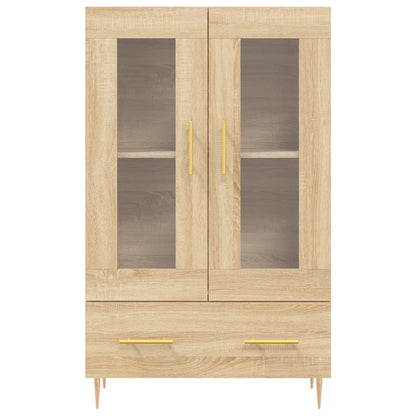 Skříň Highboard Dub Sonoma 69,5 X 31 X 115 Cm Kompozitní Dřevo