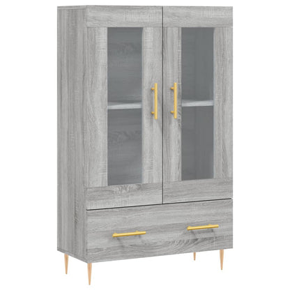 Skříň Highboard Šedá Sonoma 69,5 X 31 X 115 Cm Kompozitní Dřevo