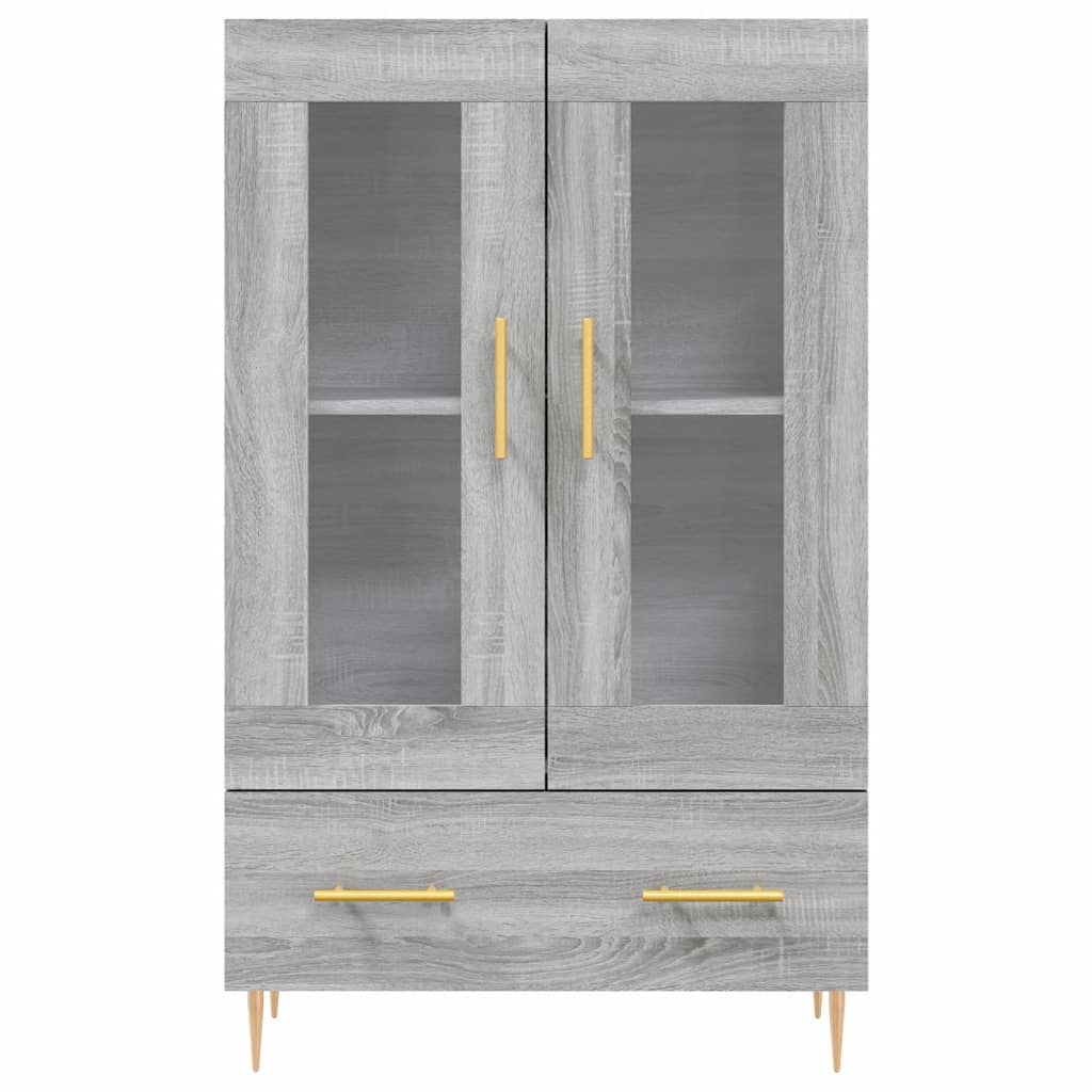 Skříň Highboard Šedá Sonoma 69,5 X 31 X 115 Cm Kompozitní Dřevo