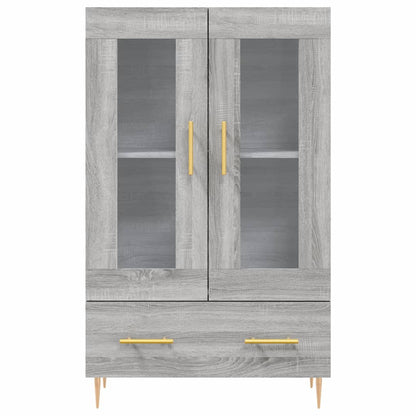 Skříň Highboard Šedá Sonoma 69,5 X 31 X 115 Cm Kompozitní Dřevo