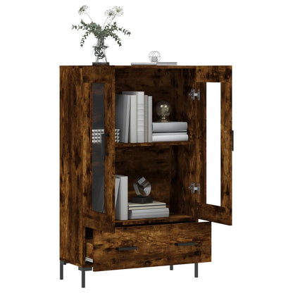 Skříň Highboard 69,5 X 31 X 115 Cm Kompozitní Dřevo
