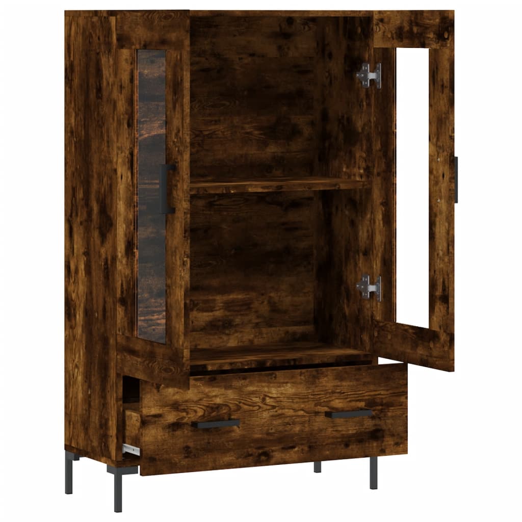Skříň Highboard 69,5 X 31 X 115 Cm Kompozitní Dřevo