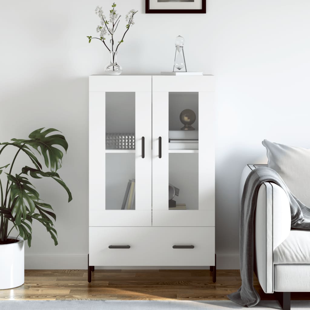 Skříň Highboard Šedá Sonoma 69,5 X 31 X 115 Cm Kompozitní Dřevo