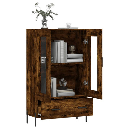 Skříň Highboard 69,5 X 31 X 115 Cm Kompozitní Dřevo