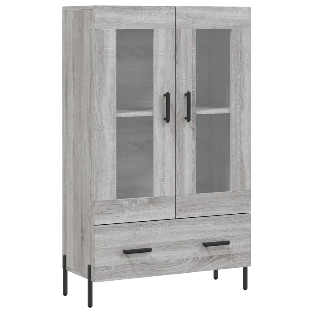 Skříň Highboard Šedá Sonoma 69,5 X 31 X 115 Cm Kompozitní Dřevo