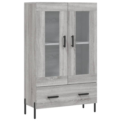 Skříň Highboard Šedá Sonoma 69,5 X 31 X 115 Cm Kompozitní Dřevo