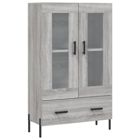 Skříň Highboard Šedá Sonoma 69,5 X 31 X 115 Cm Kompozitní Dřevo