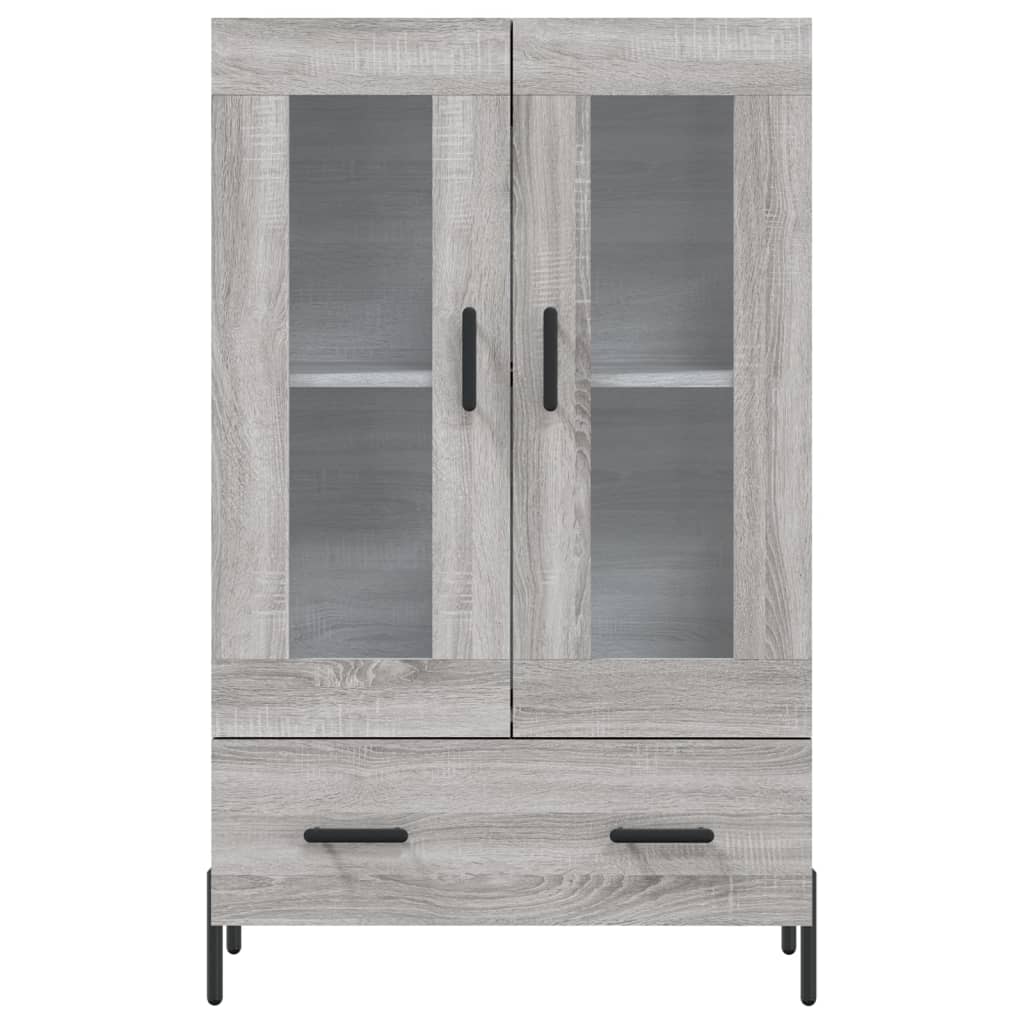 Skříň Highboard Šedá Sonoma 69,5 X 31 X 115 Cm Kompozitní Dřevo