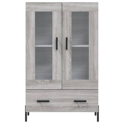 Skříň Highboard Šedá Sonoma 69,5 X 31 X 115 Cm Kompozitní Dřevo