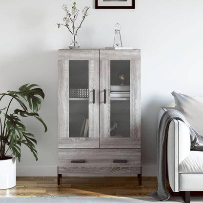Skříň Highboard Šedá Sonoma 69,5 X 31 X 115 Cm Kompozitní Dřevo