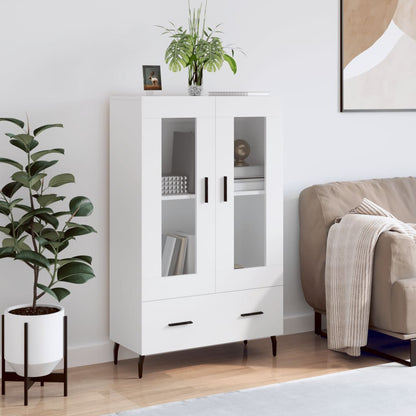Skříň Highboard Betonově Šedá 69,5X31X115 Cm Kompozitní Dřevo