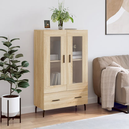 Skříň Highboard Betonově Šedá 69,5X31X115 Cm Kompozitní Dřevo