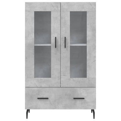 Skříň Highboard Betonově Šedá 69,5X31X115 Cm Kompozitní Dřevo