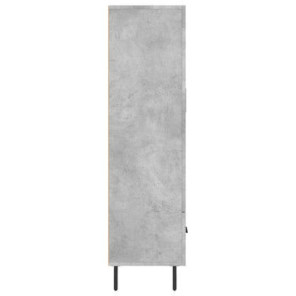 Skříň Highboard Betonově Šedá 69,5X31X115 Cm Kompozitní Dřevo
