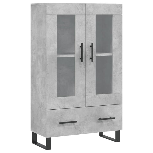 Skříň Highboard Betonově Šedá 69,5X31X115 Cm Kompozitní Dřevo