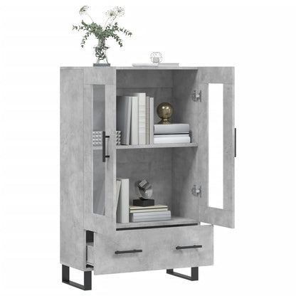Skříň Highboard Betonově Šedá 69,5X31X115 Cm Kompozitní Dřevo