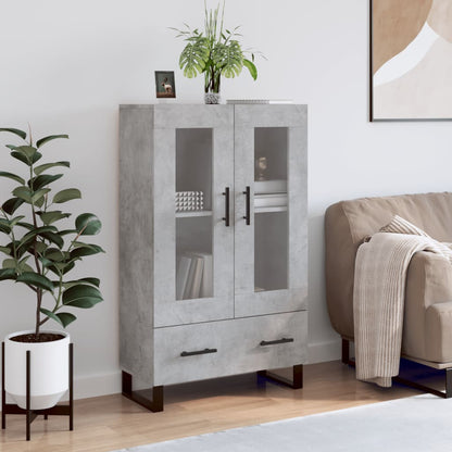 Skříň Highboard Betonově Šedá 69,5X31X115 Cm Kompozitní Dřevo