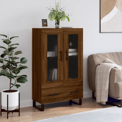 Skříň Highboard Betonově Šedá 69,5X31X115 Cm Kompozitní Dřevo