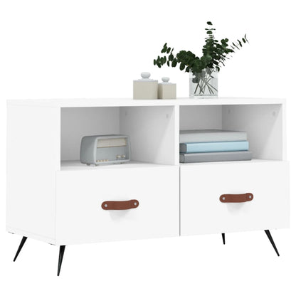 Tv Skříňka 80 X 36 X 50 Cm Kompozitní Dřevo
