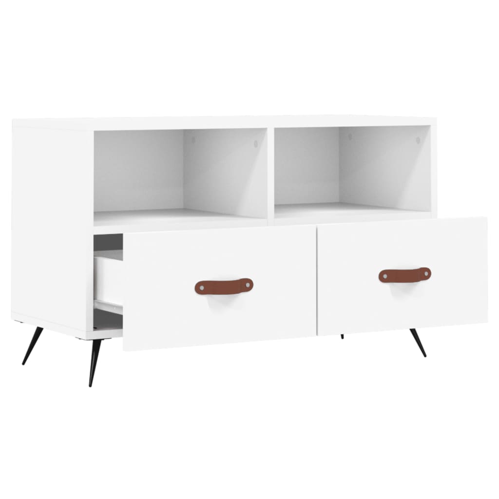 Tv Skříňka 80 X 36 X 50 Cm Kompozitní Dřevo