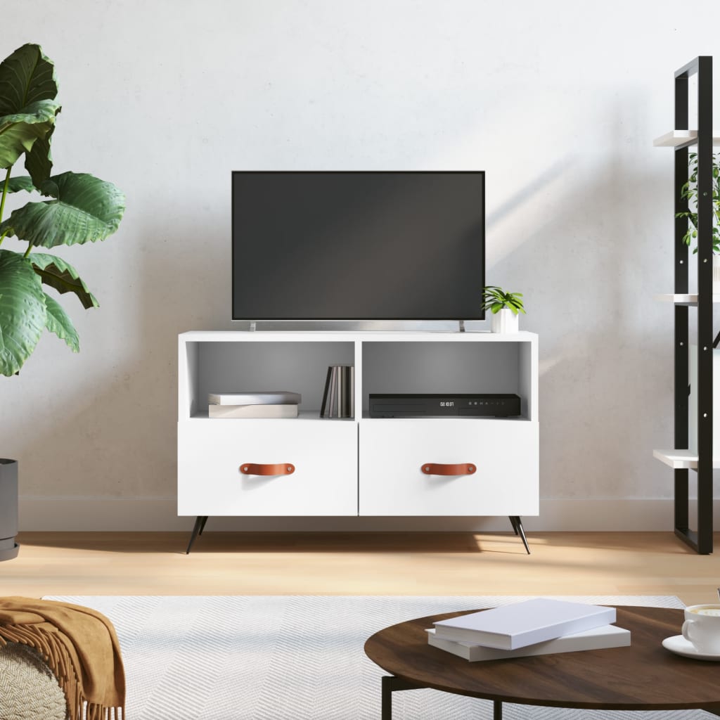 Tv Skříňka 80 X 36 X 50 Cm Kompozitní Dřevo