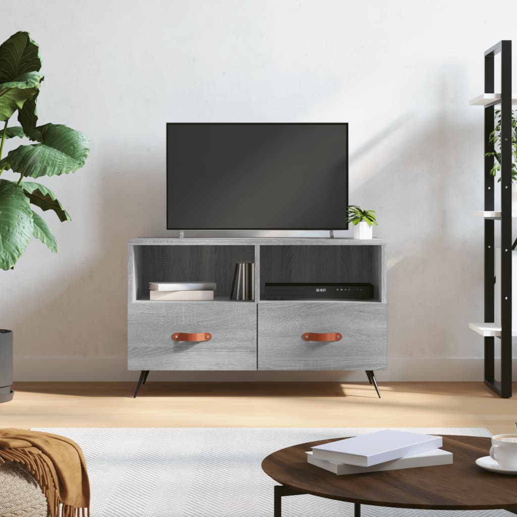 Tv Skříňka 80 X 36 X 50 Cm Kompozitní Dřevo