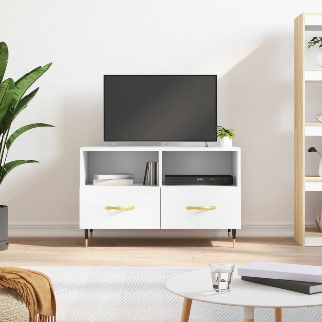 Tv Skříňka 80 X 36 X 50 Cm Kompozitní Dřevo