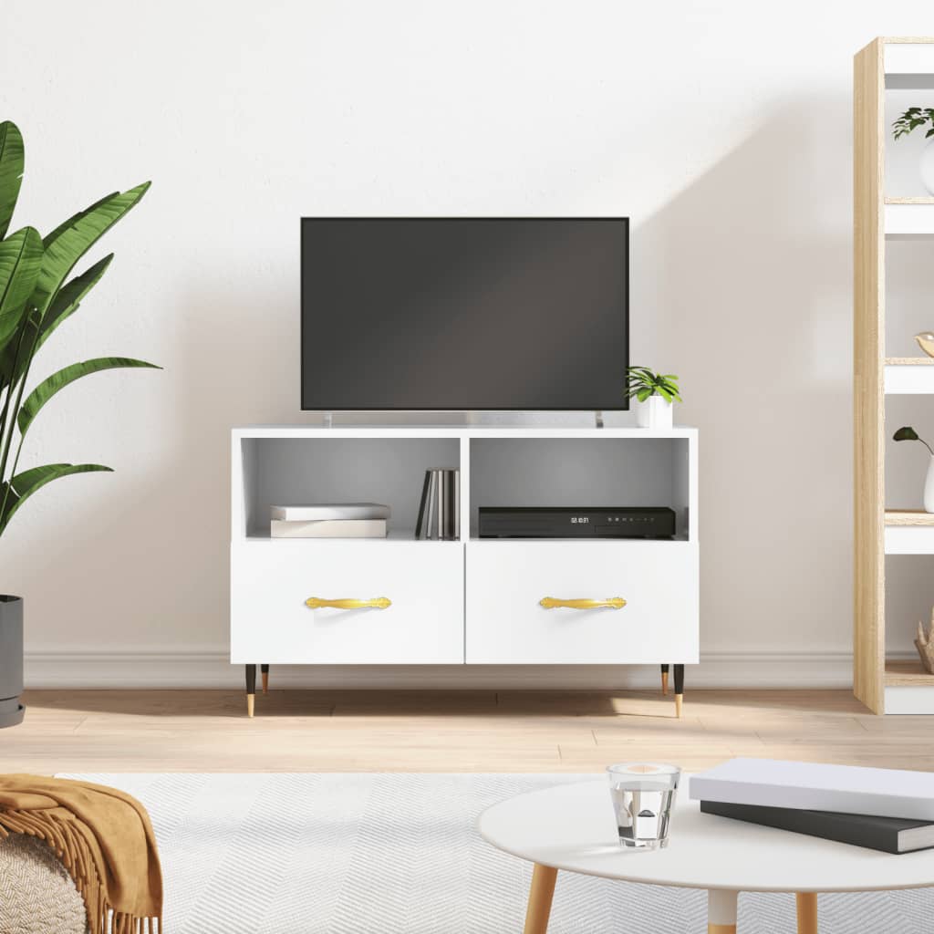 Tv Skříňka 80 X 36 X 50 Cm Kompozitní Dřevo